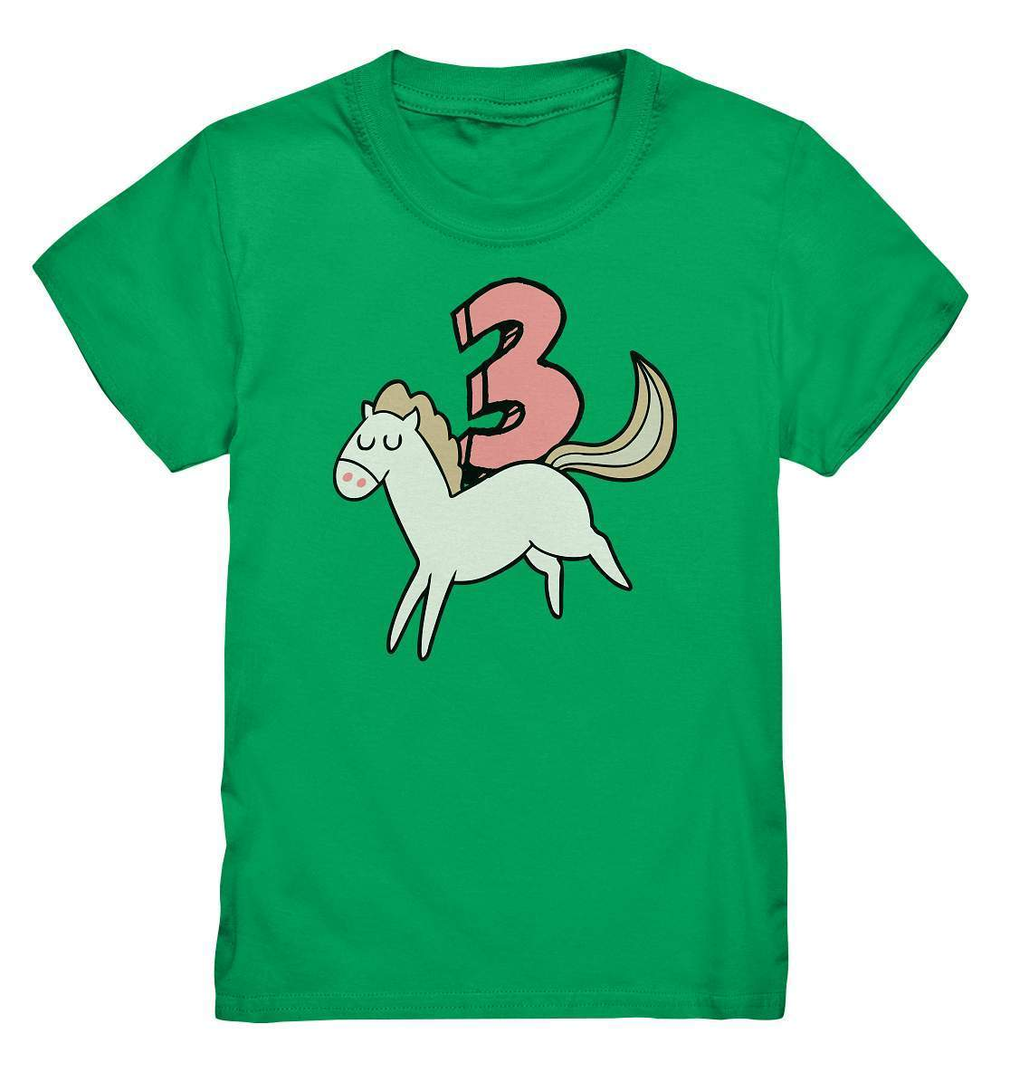 3. Geburtstag Outfit - Pferde - Kids Premium Shirt-3 Jahre,3.Geburtstag,drei Jahre alt,dreijährig,dritter Geburtstag,geburtstag,geburtstagsgeschenk,geburtstagsoutfit,Geburtstagsshirt,Geschenk,geschenkidee,Horse,jungen,Kindergeburtstag,kleinkind,mädchen,perfekte grafik,Pferd,Pferde,Pferde Geburtstag,Pferdefan,Pferdenarr,Reiter,Reiterin,unisex