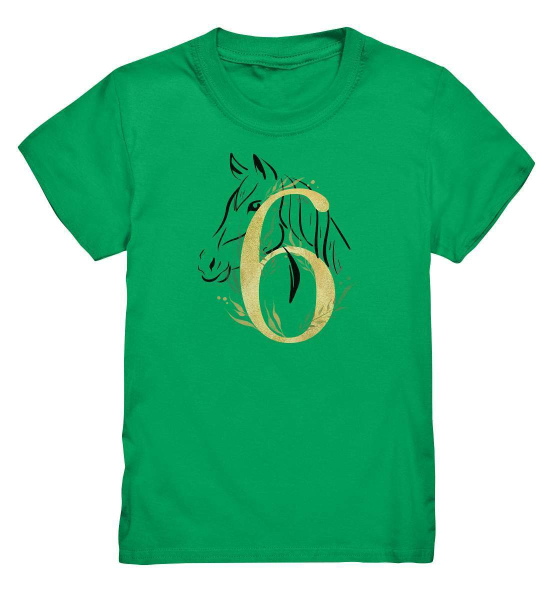 6. Geburtstag Outfit - Pferde - Kids Premium Shirt-6 Jahre,6.Geburtstag,Geburtstag,Geburtstagsgeschenk,geburtstagsoutfit,Geburtstagsshirt,Horse,kind,Kindergeburtstag,Pferd,Pferde,Pferde Geburtstag,Pferdefan,Pferdenarr,Reiter,Reiterin,sechs Jahre alt,sechsjährig,sechster Geburtstag,unisex