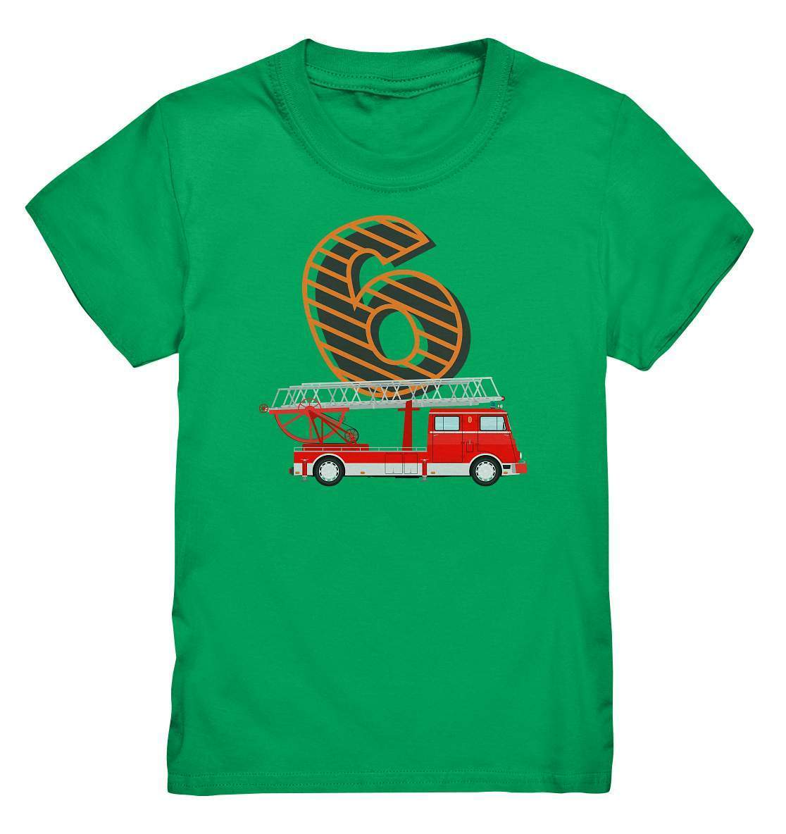 6. Geburtstag Outfit - Feuerwehr - Kids Premium Shirt-6 Jahre,6.Geburtstag,feuerwehr,feuerwehr t shirt,feuerwehrauto,feuerwehrleiter,feuerwehrnachwuchs,geburtstag,geburtstagsgeschenk,geburtstagsoutfit,Geschenk,geschenkidee,jungen,kind,mädchen,perfekte grafik,sechs Jahre alt,sechsjährig,sechster Geburtstag,trendy,unisex,wunderschönes Design