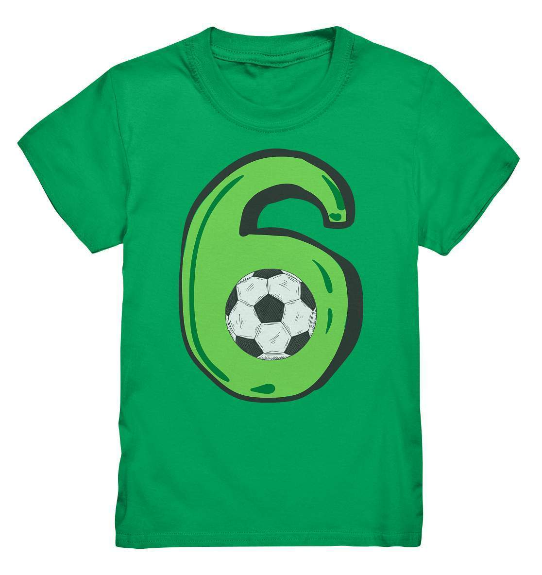 6. Geburtstag Outfit - Fußball - Kids Premium Shirt-6 Jahre,6.Geburtstag,fußball,fußballer,geburtstag,geburtstagsgeschenk,geburtstagsoutfit,Geschenk,geschenkidee,jungen,kind,mädchen,perfekte grafik,rasenballsprot,sechs Jahre alt,sechsjährig,sechster Geburtstag,trendy,unisex,wunderschönes Design