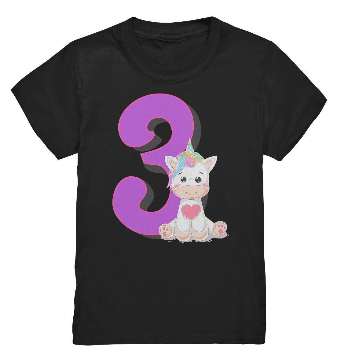 3. Geburtstag Outfit - Einhorn - Kids Premium Shirt-3 jahre,3.geburtstag,drei,dritter geburtstag,einhorn,feier,geburtstag,geburtstagsbody,geburtstagsgeschenk,geburtstagsoutfit,Geschenk,Geschenkidee,großes mädchen,kleinkind,kurzarmbody,lieblingsteil,mädchen,perfekte grafik,süßer body,trendy,unicorn,wunderschönes Design