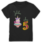 5. Geburtstag Outfit Einhorn 'Ich bin schon 5' - Kids Premium Shirt-5 geburtstag,5 jahre,dezent,dressur,edles  pferd,einhorn,einhornliebe,einmalig,fabel,fabeltier,fabelwesen,fantastisch,fantasy,geburtstag,liebe,magisch,mythisch,mähne,pferdemähne,pony,reitsport,schweif,verspielt,wunderbar,zaubern