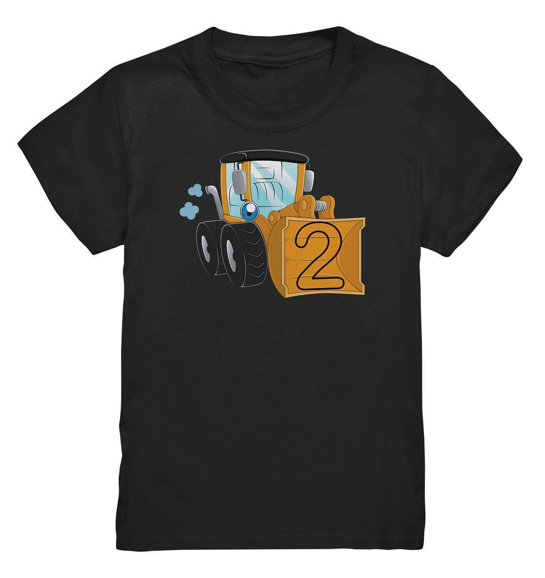 2. Geburtstag Outfit - Bagger - Kids Premium Shirt-2 Jahre,2.Geburtstag,Bagger,Bagger Geburtstag,Bagger T-Shirt,Baggerfahrer,geburtstag,geburtstagsgeschenk,geburtstagsoutfit,Geburtstagsshirt,Geschenk,geschenkidee,jungen,Kindergeburtstag,kleinkind,mädchen,perfekte grafik,Radlader,trendy,unisex,wunderschönes Design,zwei Jahre alt,zweijährig,zweiter Geburtstag