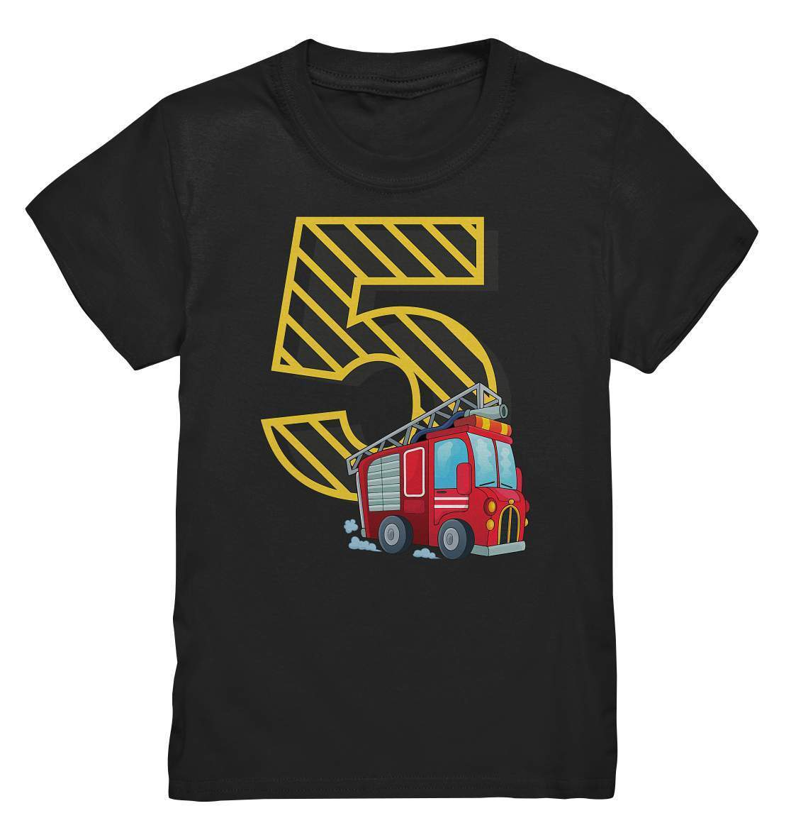 5. Geburtstag Outfit - Feuerwehr - Kids Premium Shirt-5 Jahre,5.Geburtstag,feuerwehr,feuerwehr t shirt,feuerwehrauto,feuerwehrlöschfahrzeug,feuerwehrnachwuchs,fünf Jahre alt,fünfjährig,fünfter Geburtstag,geburtstag,geburtstagsgeschenk,geburtstagsoutfit,Geschenk,geschenkidee,jungen,kind,mädchen,perfekte grafik,trendy,unisex,wunderschönes Design