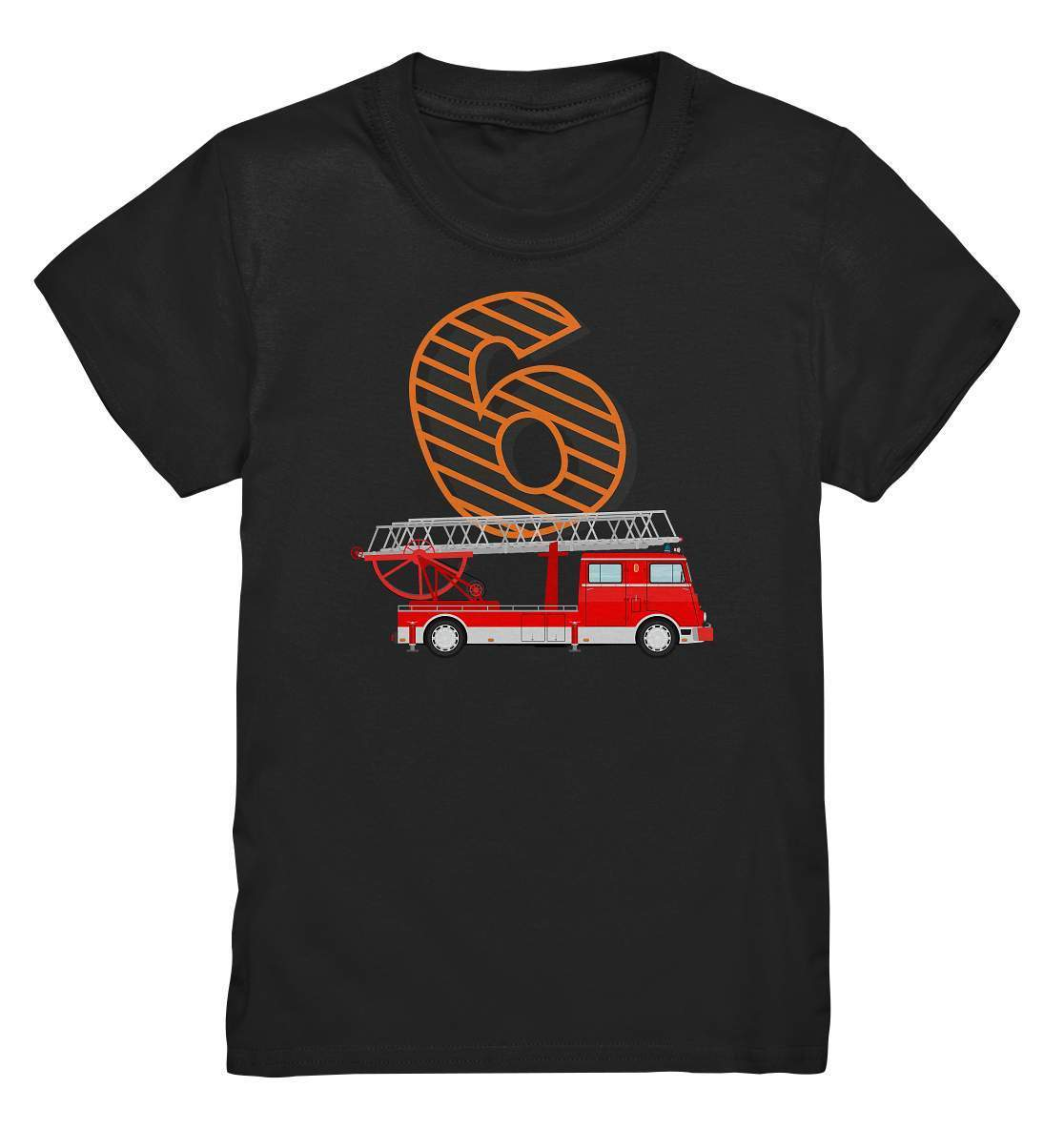 6. Geburtstag Outfit - Feuerwehr - Kids Premium Shirt-6 Jahre,6.Geburtstag,feuerwehr,feuerwehr t shirt,feuerwehrauto,feuerwehrleiter,feuerwehrnachwuchs,geburtstag,geburtstagsgeschenk,geburtstagsoutfit,Geschenk,geschenkidee,jungen,kind,mädchen,perfekte grafik,sechs Jahre alt,sechsjährig,sechster Geburtstag,trendy,unisex,wunderschönes Design