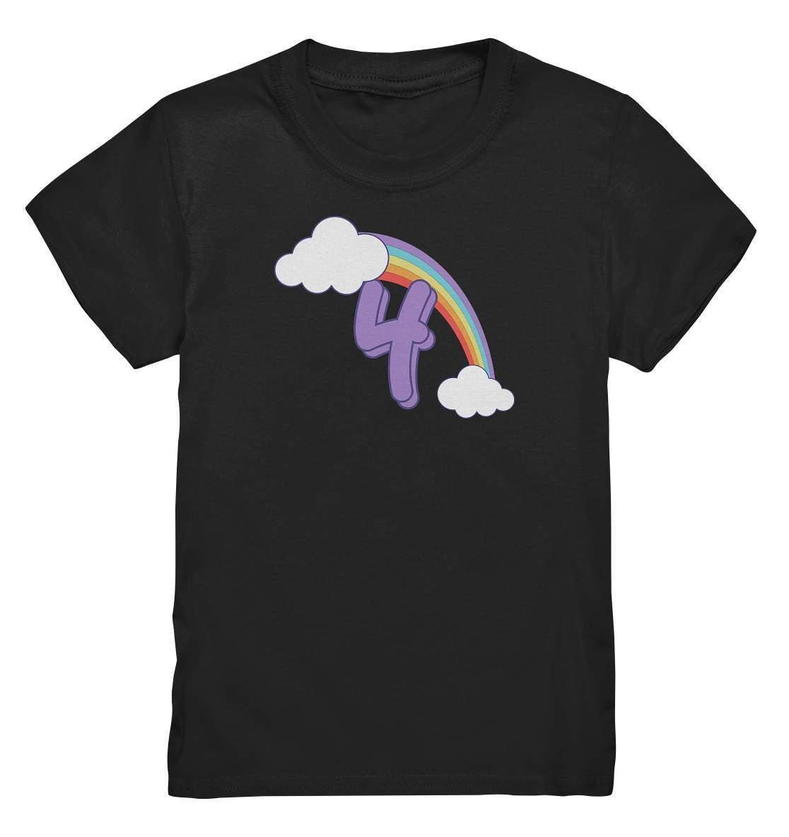 4. Geburtstag Outfit - Regenbogen - Kids Premium Shirt-4 Jahre,4.Geburtstag,bunt,bunter Regenbogen,farbspektrum regenbogen,geburtstag,geburtstagsgeschenk,geburtstagsoutfit,Geburtstagsshirt,Geschenk,geschenkidee,jungen,Kindergeburtstag,kleinkind,mädchen,perfekte grafik,Rainbow,Regenbogen,trendy,unisex,vier Jahre alt,vierjährig,vierter Geburtstag,wunderschönes Design