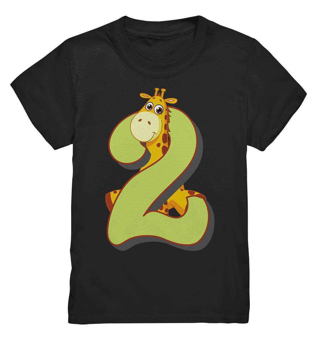 2. Geburtstag Outfit - Wildlife Giraffe - Kids Premium Shirt-2 Jahre,2.geburtstag,geburtstag,Geburtstagsfeier,Geburtstagsgeschenk,geburtstagsoutfit,Geburtstagsparty,Geschenk,geschenkidee,giraffe,jungen,Kindergeburtstag,kleinkind,mädchen,Safari,unisex,wildlife,zwei Jahre alt,zweijährig,zweiter geburtstag