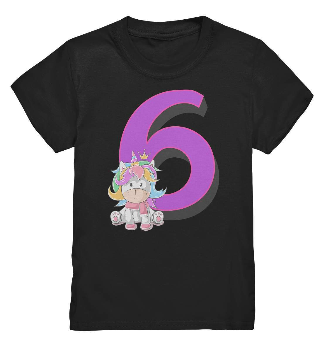 6. Geburtstag Outfit - Einhorn - Kids Premium Shirt-6 jahre,6.geburtstag,einhorn,feier,geburtstag,geburtstagsbody,geburtstagsgeschenk,geburtstagsoutfit,Geschenk,Geschenkidee,großes mädchen,kleinkind,kurzarmbody,lieblingsteil,mädchen,perfekte grafik,sechs,sechster geburtstag,süßer body,trendy,unicorn,wunderschönes Design