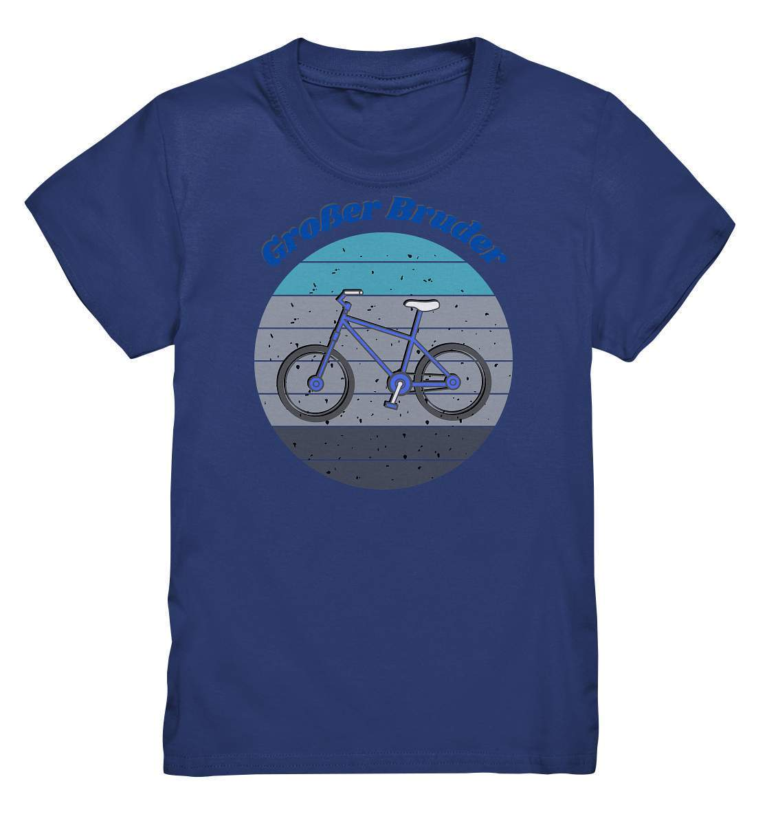 Geschwister Outfit - Großer Bruder Fahrrad - Kids Premium Shirt-bruder geschwister,brüder,Fahrrad,Geschenk,Geschenkidee,geschwister,geschwister outfit,geschwisterliebe,Großer bruder,herz,jungen,liebe,lieblingsteil,perfekte grafik,sohn,stolzer bruder,trendy,Vintage,Vintage style,wunderschönes Design