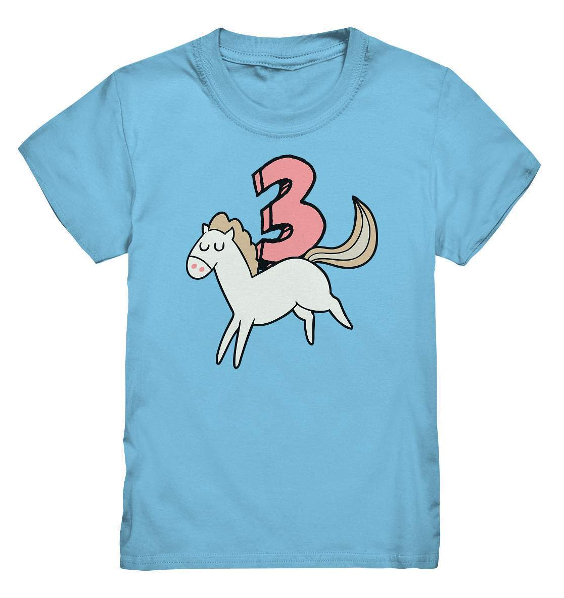 3. Geburtstag Outfit - Pferde - Kids Premium Shirt-3 Jahre,3.Geburtstag,drei Jahre alt,dreijährig,dritter Geburtstag,geburtstag,geburtstagsgeschenk,geburtstagsoutfit,Geburtstagsshirt,Geschenk,geschenkidee,Horse,jungen,Kindergeburtstag,kleinkind,mädchen,perfekte grafik,Pferd,Pferde,Pferde Geburtstag,Pferdefan,Pferdenarr,Reiter,Reiterin,unisex