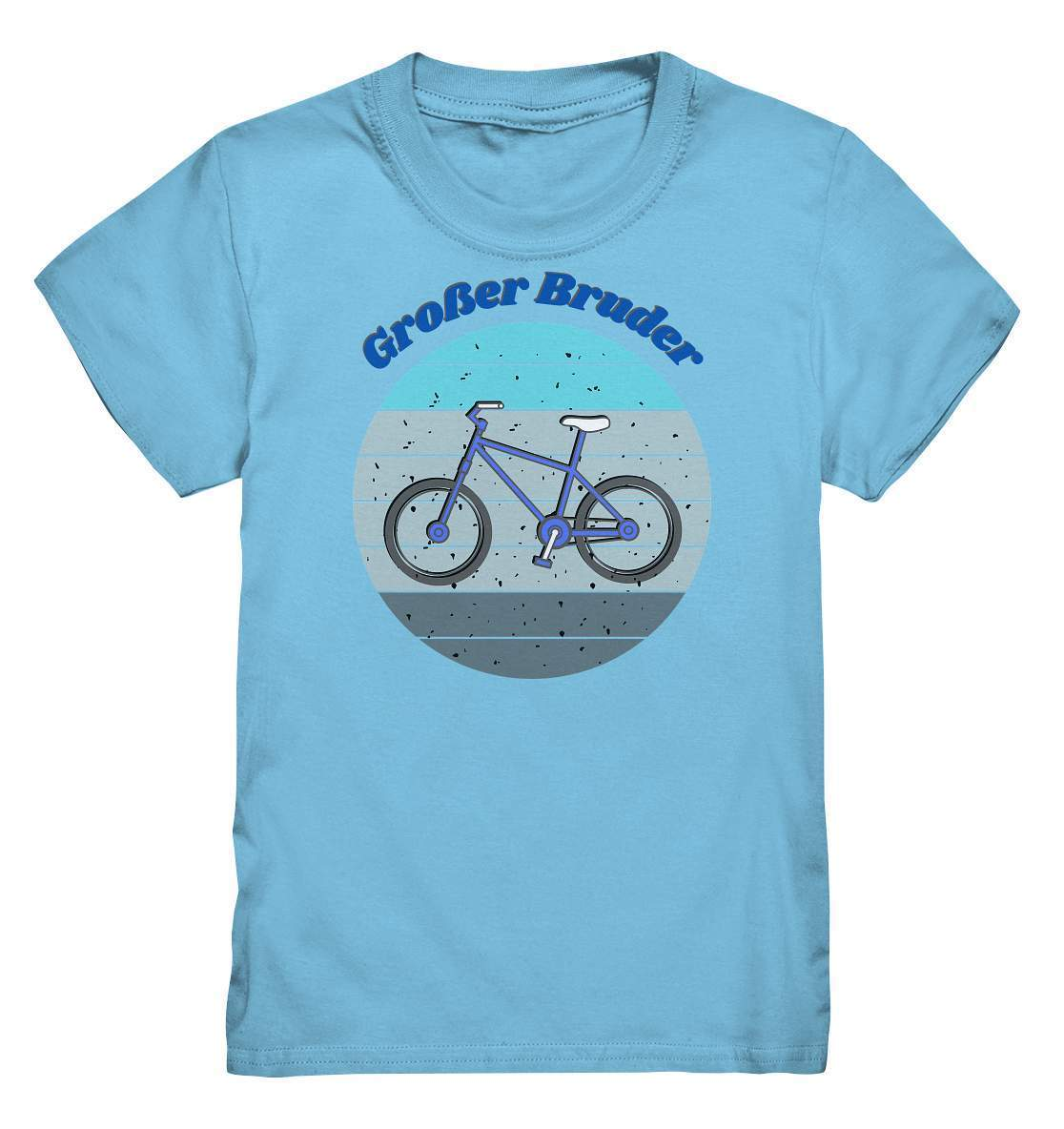 Geschwister Outfit - Großer Bruder Fahrrad - Kids Premium Shirt-bruder geschwister,brüder,Fahrrad,Geschenk,Geschenkidee,geschwister,geschwister outfit,geschwisterliebe,Großer bruder,herz,jungen,liebe,lieblingsteil,perfekte grafik,sohn,stolzer bruder,trendy,Vintage,Vintage style,wunderschönes Design