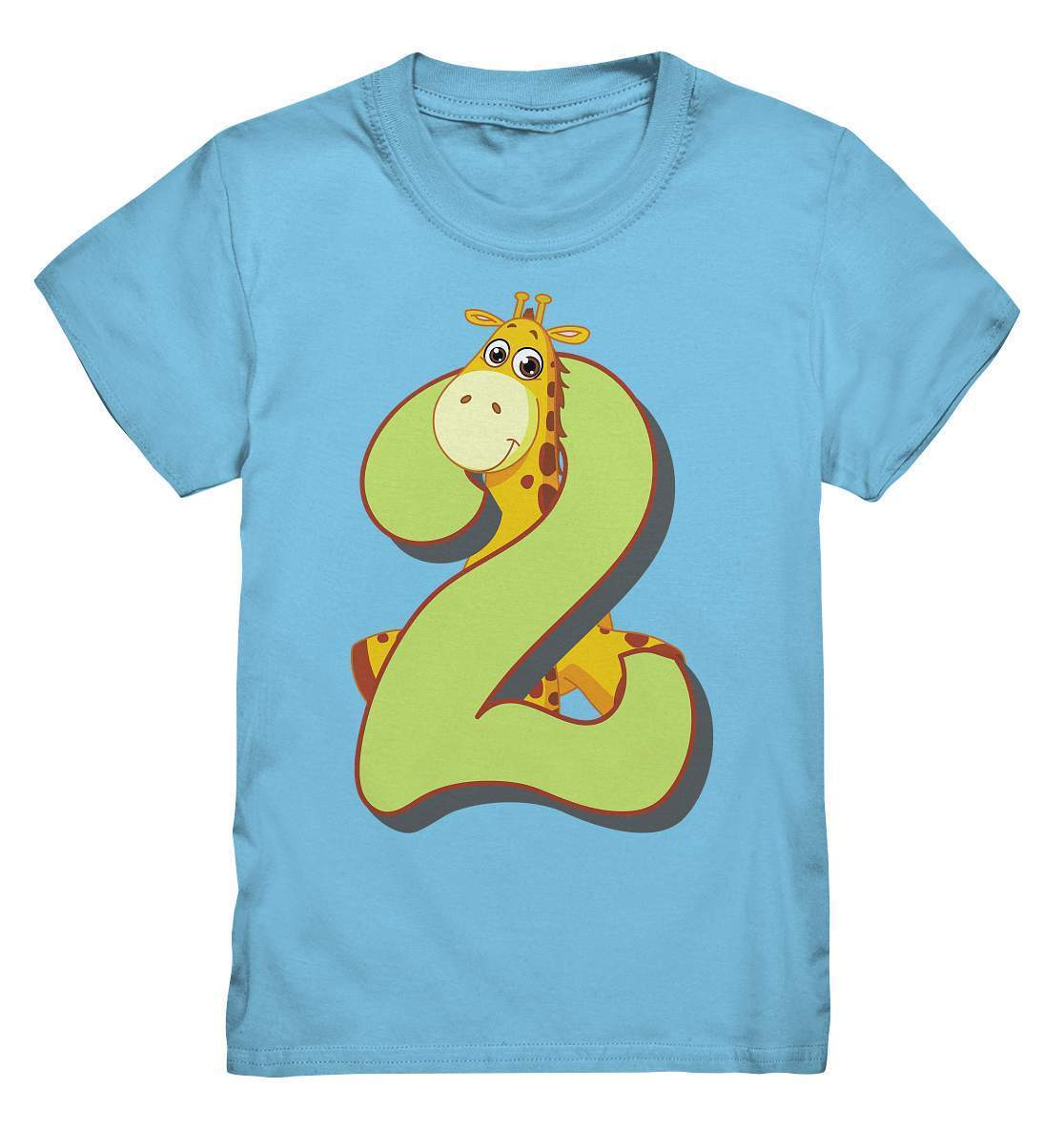 2. Geburtstag Outfit - Wildlife Giraffe - Kids Premium Shirt-2 Jahre,2.geburtstag,geburtstag,Geburtstagsfeier,Geburtstagsgeschenk,geburtstagsoutfit,Geburtstagsparty,Geschenk,geschenkidee,giraffe,jungen,Kindergeburtstag,kleinkind,mädchen,Safari,unisex,wildlife,zwei Jahre alt,zweijährig,zweiter geburtstag