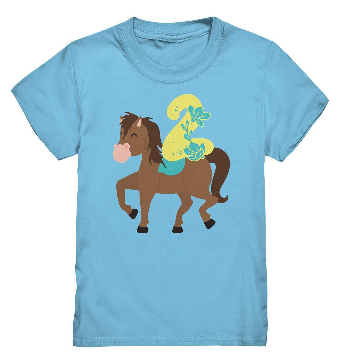 2. Geburtstag Outfit - Pferde - Kids Premium Shirt-2 Jahre,2.Geburtstag,Geburtstag,Geburtstagsgeschenk,geburtstagsoutfit,Geburtstagsshirt,Horse,Kindergeburtstag,kleinkind,mädchen,Pferd,Pferde,Pferde Geburtstag,Pferdefan,Pferdenarr,Reiter,Reiterin,zwei Jahre alt,zweijährig,zweiter Geburtstag