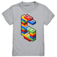 Bausteine 6. Geburtstag Outfit - Blockbaustein - Kids Premium Shirt-6 Jahre,6.Geburtstag,Bausteine,Blockbausteine,Duplo,Geburtstagsgeschenk,geburtstagsoutfit,jungen,kind,Klemmbausteine,Lego,mädchen,sechs Jahre alt,sechsjährig,sechster Geburtstag,Stapelsteine,unisex