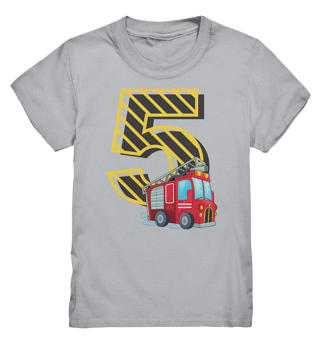 5. Geburtstag Outfit - Feuerwehr - Kids Premium Shirt-5 Jahre,5.Geburtstag,feuerwehr,feuerwehr t shirt,feuerwehrauto,feuerwehrlöschfahrzeug,feuerwehrnachwuchs,fünf Jahre alt,fünfjährig,fünfter Geburtstag,geburtstag,geburtstagsgeschenk,geburtstagsoutfit,Geschenk,geschenkidee,jungen,kind,mädchen,perfekte grafik,trendy,unisex,wunderschönes Design