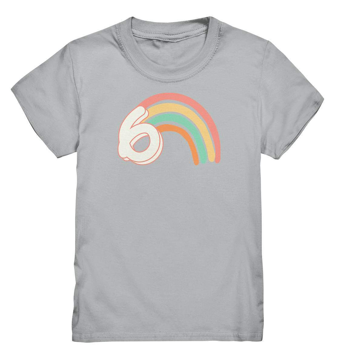 6. Geburtstag Outfit - Regenbogen - Kids Premium Shirt-6 Jahre,6.Geburtstag,bunt,bunter Regenbogen,farbspektrum regenbogen,geburtstag,geburtstagsgeschenk,geburtstagsoutfit,Geburtstagsshirt,Geschenk,geschenkidee,jungen,kind,Kindergeburtstag,mädchen,perfekte grafik,Rainbow,Regenbogen,sechs Jahre alt,sechsjährig,sechster Geburtstag,trendy,unisex,wunderschönes Design