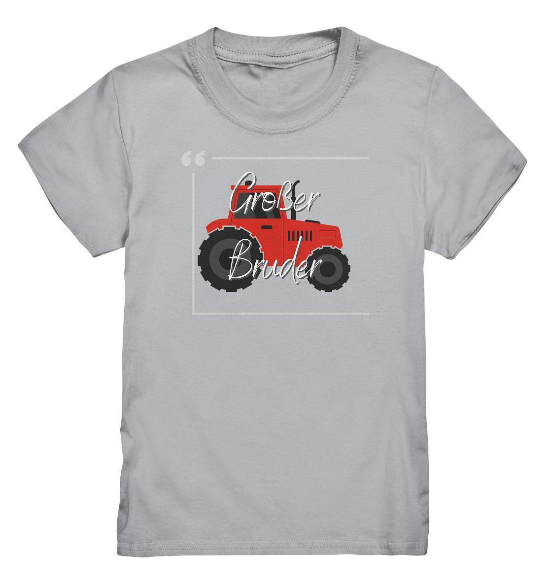 Kinder T-Shirt Geschwisterliebe - Großer Bruder Traktor - Kids Premium Shirt-bruder,einmalig,Geschenk,geschenkidee,geschwister,geschwisterliebe,geschwisteroutfit,großer bruder,jungen,kleinkind,lieblingsteil,perfekte grafik,roter Traktor,Traktor entdecken,Traktoren,Traktorfan,trendy,wunderschönes Design