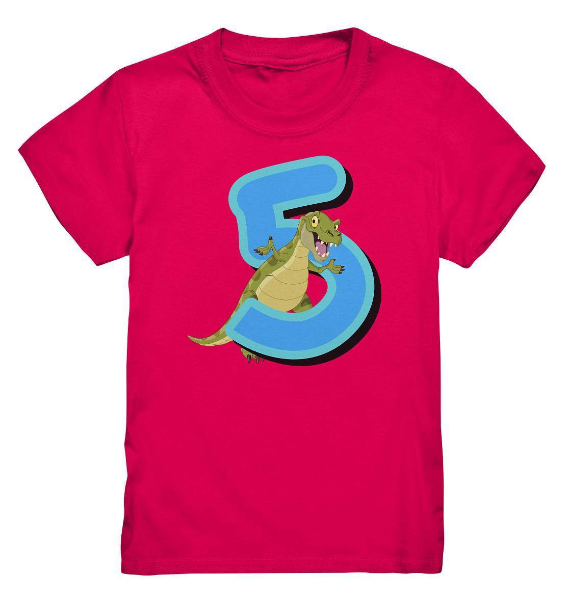 5. Geburtstag Outfit - Dino Geburtstagsshirt - Kids Premium Shirt-5 Jahre,5.geburtstag,dino,dinofan,dinosaurier,geburtstag,geburtstagsoutfit,geschenkidee,gruen,jungen,kinder T-Shirt,Kindergeburtstag,mädchen,T-Rex