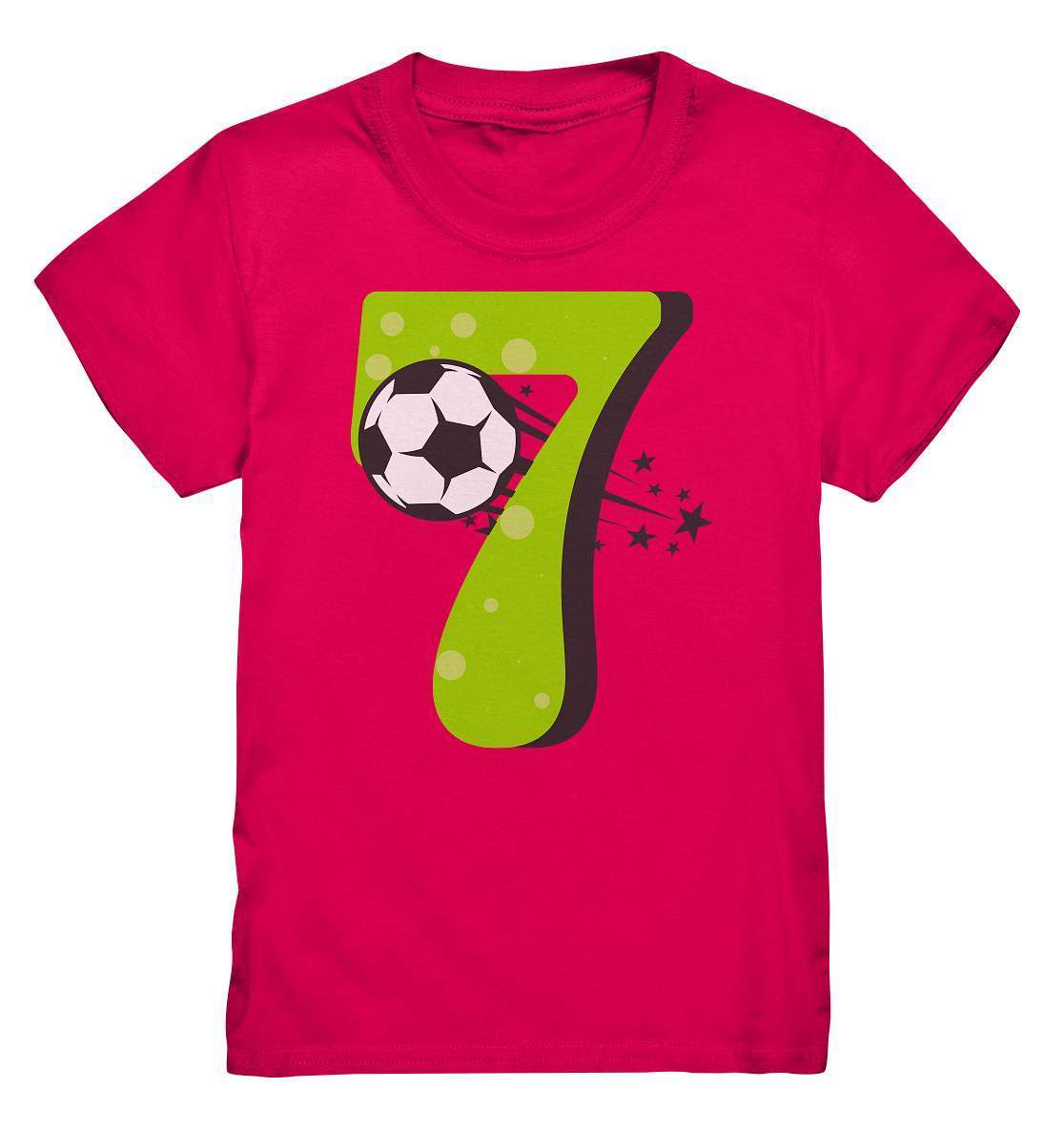 7. Geburtstag Outfit - Fußball - Kids Premium Shirt-7 Jahre,7.Geburtstag,fußball,fußballer,geburtstag,geburtstagsgeschenk,geburtstagsoutfit,Geschenk,geschenkidee,jungen,kind,mädchen,perfekte grafik,rasenballsprot,sieben Jahre alt,siebenjährig,siebenter Geburtstag,trendy,unisex,wunderschönes Design