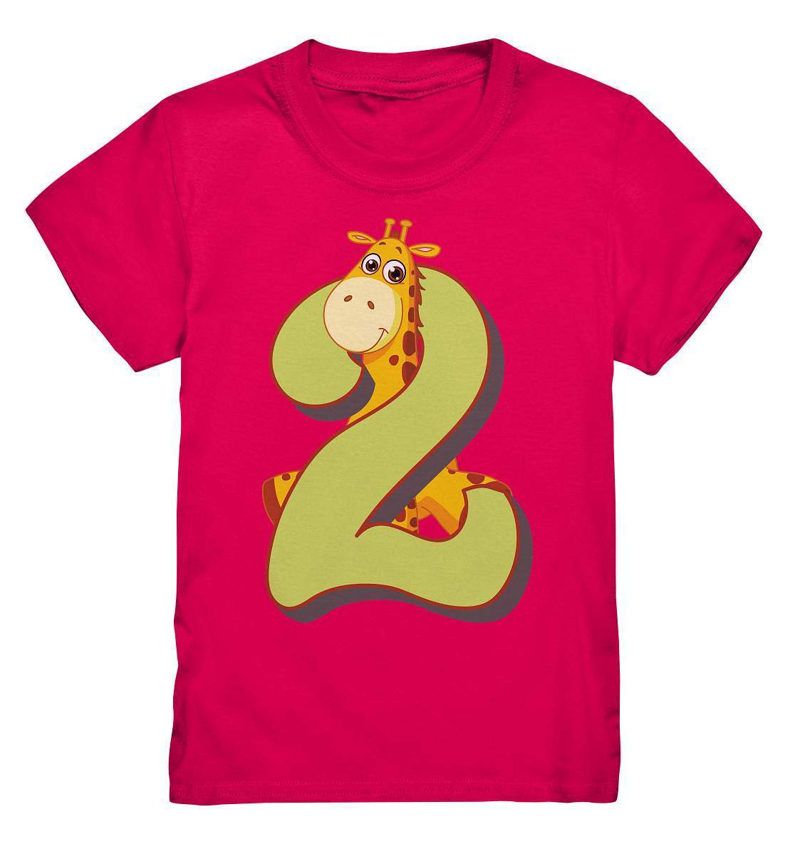 2. Geburtstag Outfit - Wildlife Giraffe - Kids Premium Shirt-2 Jahre,2.geburtstag,geburtstag,Geburtstagsfeier,Geburtstagsgeschenk,geburtstagsoutfit,Geburtstagsparty,Geschenk,geschenkidee,giraffe,jungen,Kindergeburtstag,kleinkind,mädchen,Safari,unisex,wildlife,zwei Jahre alt,zweijährig,zweiter geburtstag