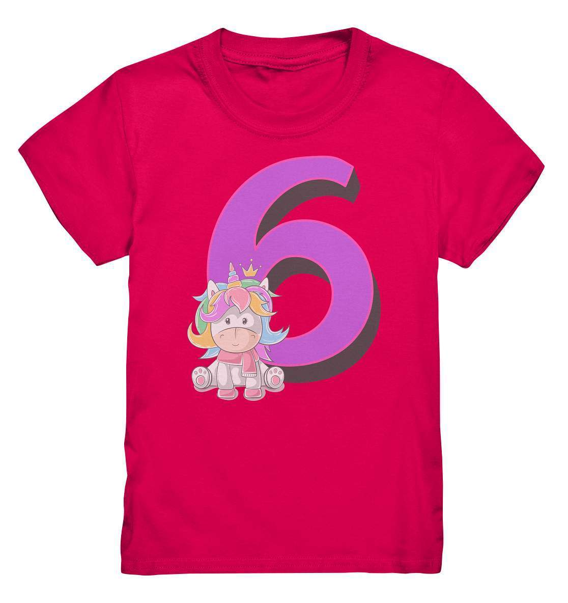 6. Geburtstag Outfit - Einhorn - Kids Premium Shirt-6 jahre,6.geburtstag,einhorn,feier,geburtstag,geburtstagsbody,geburtstagsgeschenk,geburtstagsoutfit,Geschenk,Geschenkidee,großes mädchen,kleinkind,kurzarmbody,lieblingsteil,mädchen,perfekte grafik,sechs,sechster geburtstag,süßer body,trendy,unicorn,wunderschönes Design