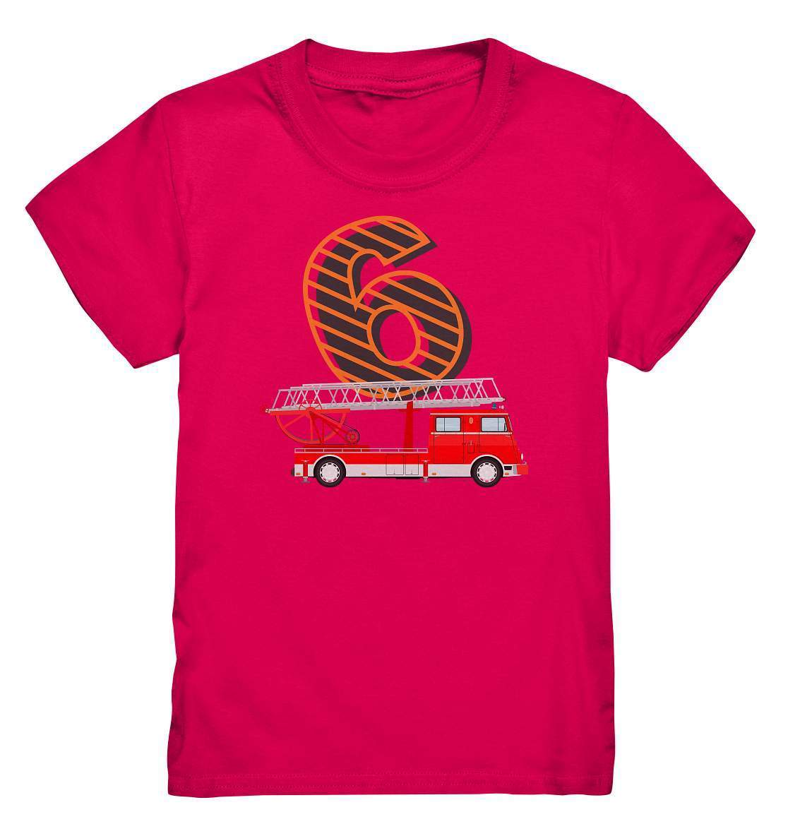 6. Geburtstag Outfit - Feuerwehr - Kids Premium Shirt-6 Jahre,6.Geburtstag,feuerwehr,feuerwehr t shirt,feuerwehrauto,feuerwehrleiter,feuerwehrnachwuchs,geburtstag,geburtstagsgeschenk,geburtstagsoutfit,Geschenk,geschenkidee,jungen,kind,mädchen,perfekte grafik,sechs Jahre alt,sechsjährig,sechster Geburtstag,trendy,unisex,wunderschönes Design