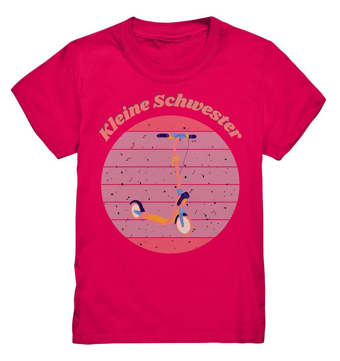 Geschwister Outfit - Kleine Schwester Roller - Kids Premium Shirt-Geschenk,Geschenkidee,geschwister,geschwister outfit,geschwisterliebe,Kleine schwester,liebe,lieblingsteil,mädchen,perfekte grafik,Roller,schwester,schwestern,stolze schwester,tochter,trendy,Vintage,Vintage style,wunderschönes Design