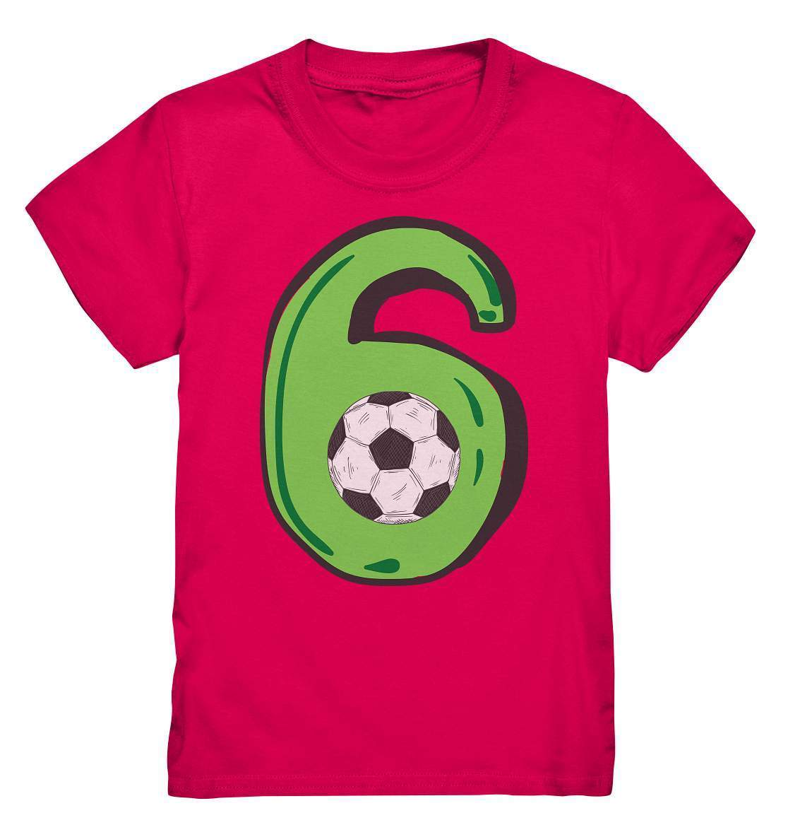 6. Geburtstag Outfit - Fußball - Kids Premium Shirt-6 Jahre,6.Geburtstag,fußball,fußballer,geburtstag,geburtstagsgeschenk,geburtstagsoutfit,Geschenk,geschenkidee,jungen,kind,mädchen,perfekte grafik,rasenballsprot,sechs Jahre alt,sechsjährig,sechster Geburtstag,trendy,unisex,wunderschönes Design