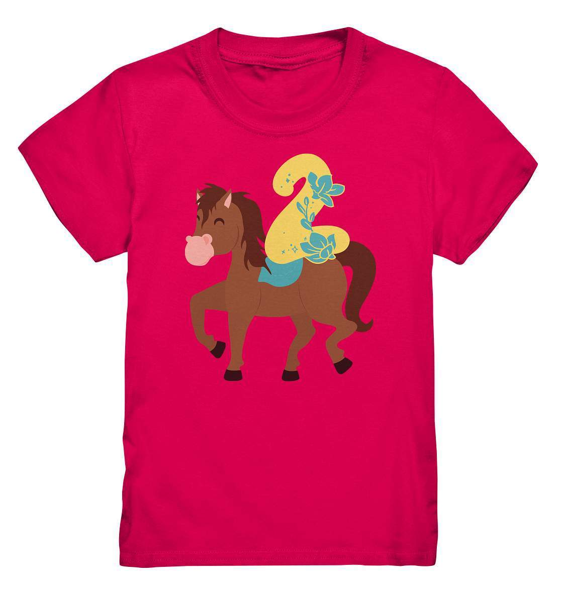 2. Geburtstag Outfit - Pferde - Kids Premium Shirt-2 Jahre,2.Geburtstag,Geburtstag,Geburtstagsgeschenk,geburtstagsoutfit,Geburtstagsshirt,Horse,Kindergeburtstag,kleinkind,mädchen,Pferd,Pferde,Pferde Geburtstag,Pferdefan,Pferdenarr,Reiter,Reiterin,zwei Jahre alt,zweijährig,zweiter Geburtstag