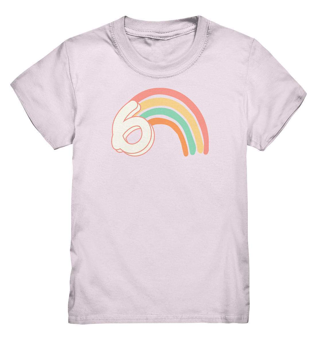 6. Geburtstag Outfit - Regenbogen - Kids Premium Shirt-6 Jahre,6.Geburtstag,bunt,bunter Regenbogen,farbspektrum regenbogen,geburtstag,geburtstagsgeschenk,geburtstagsoutfit,Geburtstagsshirt,Geschenk,geschenkidee,jungen,kind,Kindergeburtstag,mädchen,perfekte grafik,Rainbow,Regenbogen,sechs Jahre alt,sechsjährig,sechster Geburtstag,trendy,unisex,wunderschönes Design