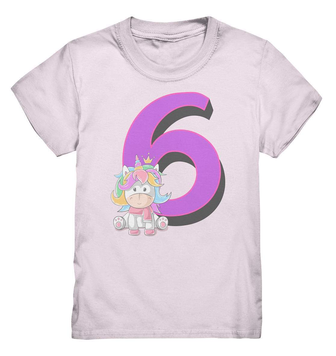 6. Geburtstag Outfit - Einhorn - Kids Premium Shirt-6 jahre,6.geburtstag,einhorn,feier,geburtstag,geburtstagsbody,geburtstagsgeschenk,geburtstagsoutfit,Geschenk,Geschenkidee,großes mädchen,kleinkind,kurzarmbody,lieblingsteil,mädchen,perfekte grafik,sechs,sechster geburtstag,süßer body,trendy,unicorn,wunderschönes Design