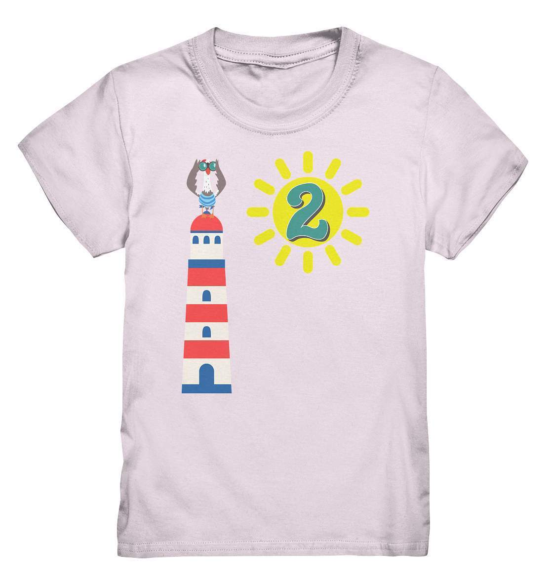 2. Geburtstag Outfit - Maritim Leuchtturm - Kids Premium Shirt-2 Jahre,2.geburtstag,fernglas,geburtstag,Geburtstagsfeier,geburtstagsgeschenk,geburtstagsoutfit,Geburtstagsparty,jungen,Kindergeburtstag,kleinkind,leuchtturm,maritim,mädchen,möwe,seefahrer,sonne,unisex,zwei Jahre alt,zweijährig,zweiter geburtstag