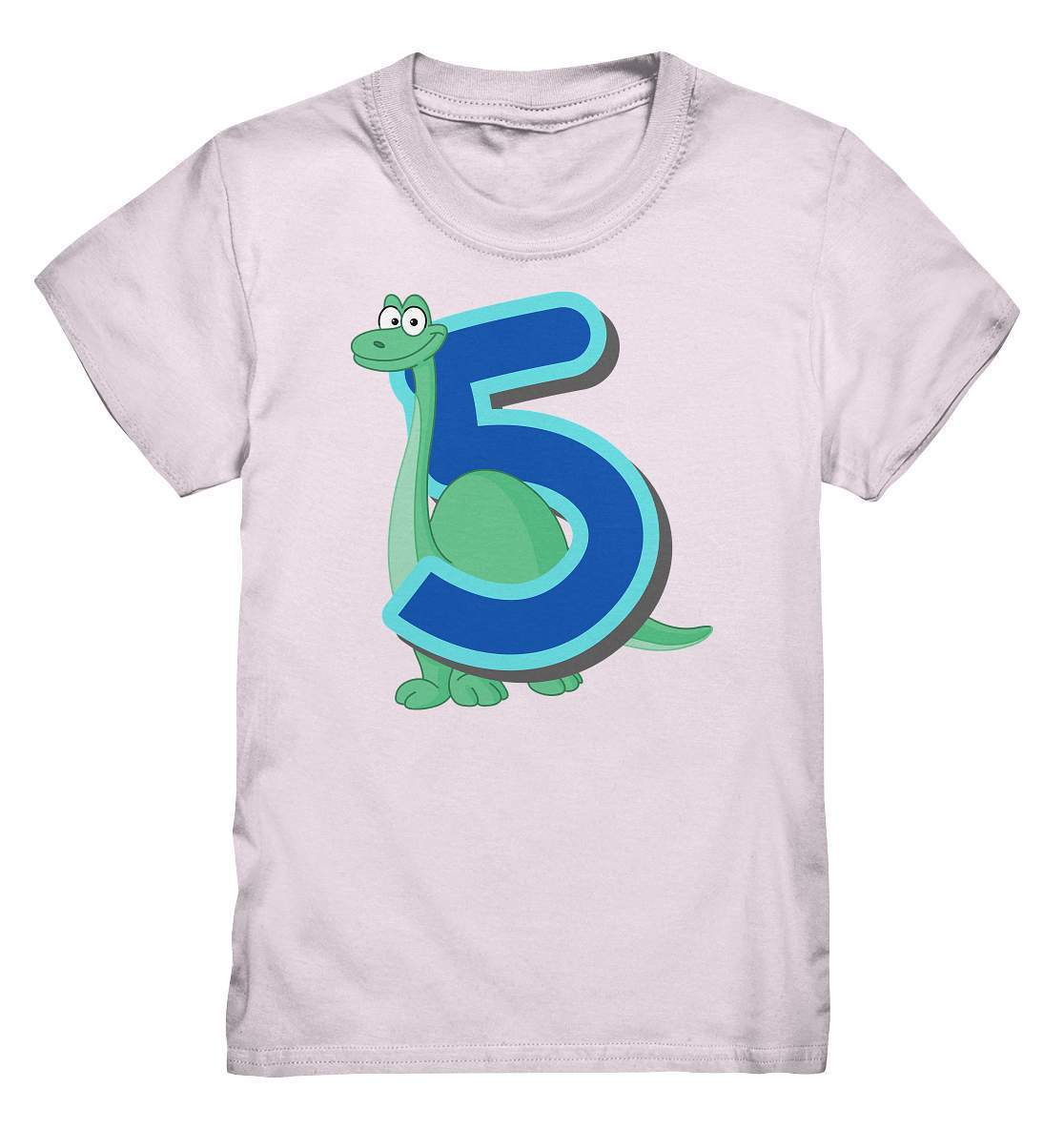 5. Geburtstag Outfit - Dino Geburtstagsshirt - Kids Premium Shirt-5 Jahre,5.geburtstag,blauer dino,dino,dinofan,dinosaurier,geburtstag,geburtstagsoutfit,geschenkidee,gruen,jungen,Kindergeburtstag,kleinkind,mädchen