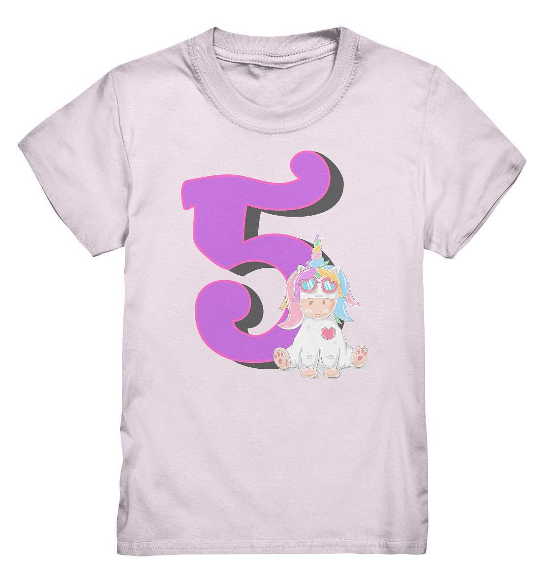 5. Geburtstag Outfit - Einhorn - Kids Premium Shirt-5 Jahre,5.geburtstag,einhorn,feier,fünf,fünfter geburtstag,geburtstag,geburtstagsbody,geburtstagsgeschenk,geburtstagsoutfit,Geschenk,Geschenkidee,großes mädchen,kleinkind,kurzarmbody,lieblingsteil,mädchen,perfekte grafik,süßer body,trendy,unicorn,wunderschönes Design