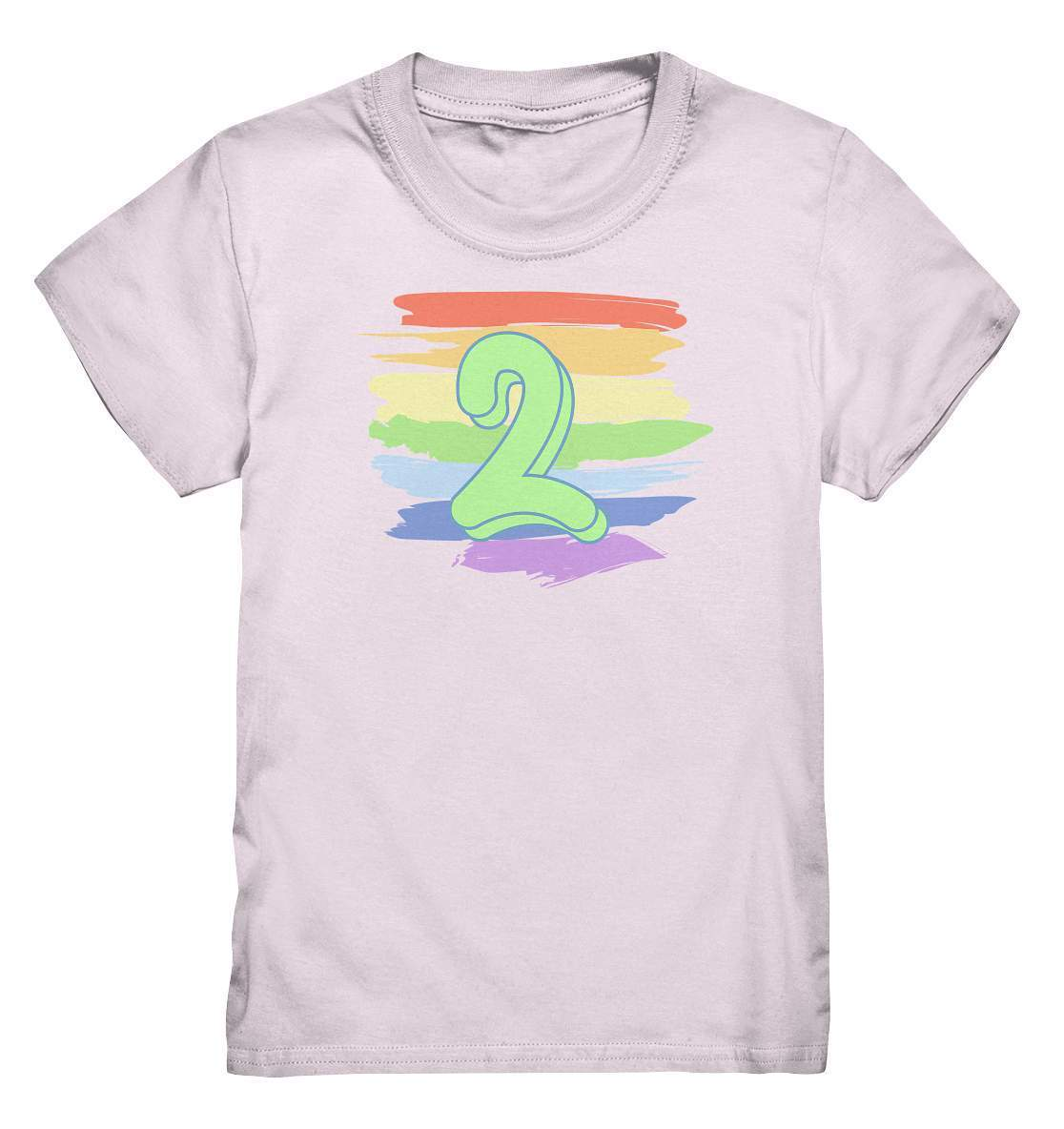 2. Geburtstag Outfit - Regenbogen - Kids Premium Shirt-2 Jahre,2.Geburtstag,bunt,bunter Regenbogen,farbspektrum regenbogen,geburtstag,geburtstagsgeschenk,geburtstagsoutfit,Geburtstagsshirt,Geschenk,geschenkidee,jungen,Kindergeburtstag,kleinkind,mädchen,perfekte grafik,Rainbow,Regenbogen,trendy,unisex,wunderschönes Design,zwei Jahre alt,zweijährig,zweiter Geburtstag