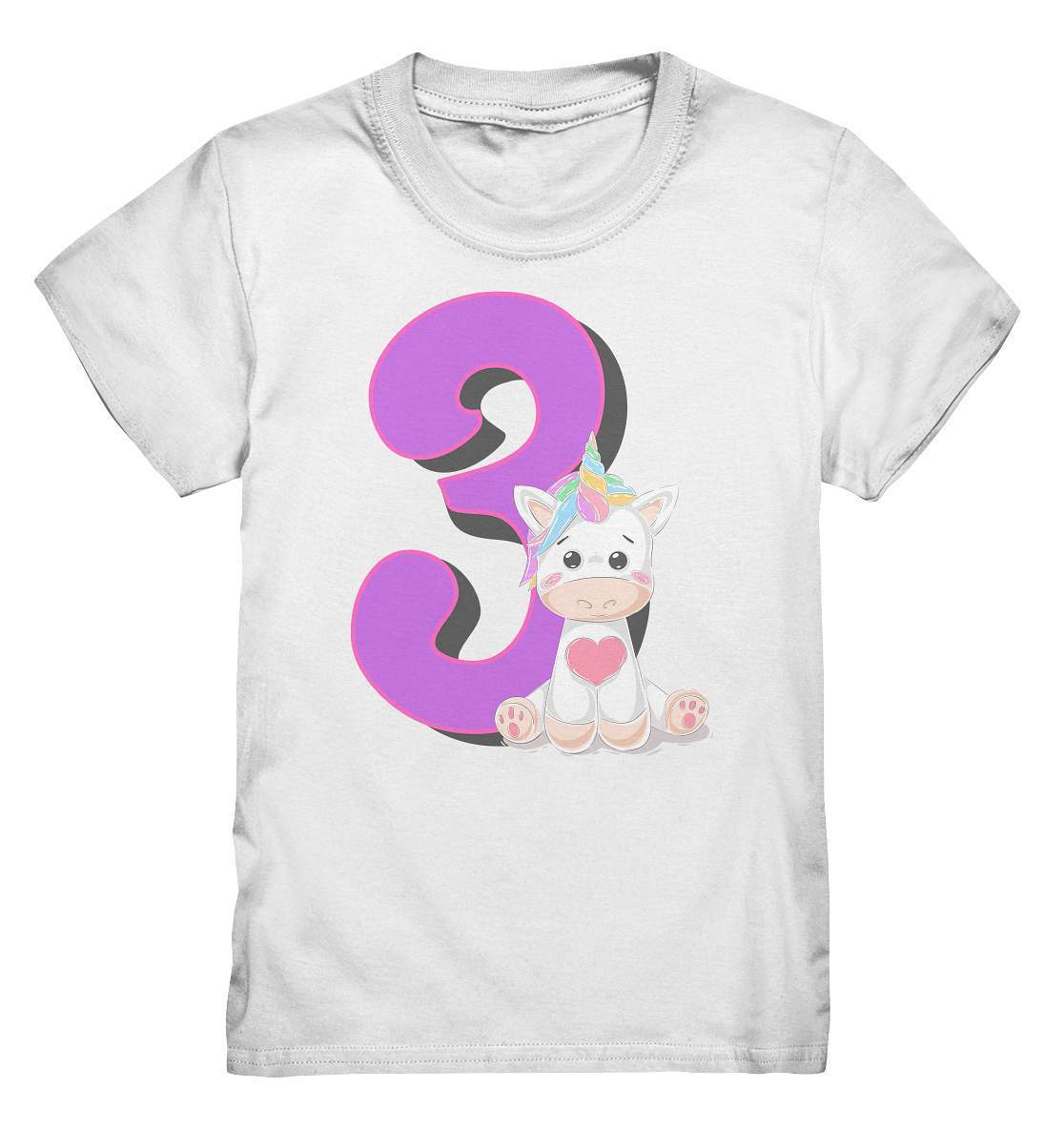 3. Geburtstag Outfit - Einhorn - Kids Premium Shirt-3 jahre,3.geburtstag,drei,dritter geburtstag,einhorn,feier,geburtstag,geburtstagsbody,geburtstagsgeschenk,geburtstagsoutfit,Geschenk,Geschenkidee,großes mädchen,kleinkind,kurzarmbody,lieblingsteil,mädchen,perfekte grafik,süßer body,trendy,unicorn,wunderschönes Design