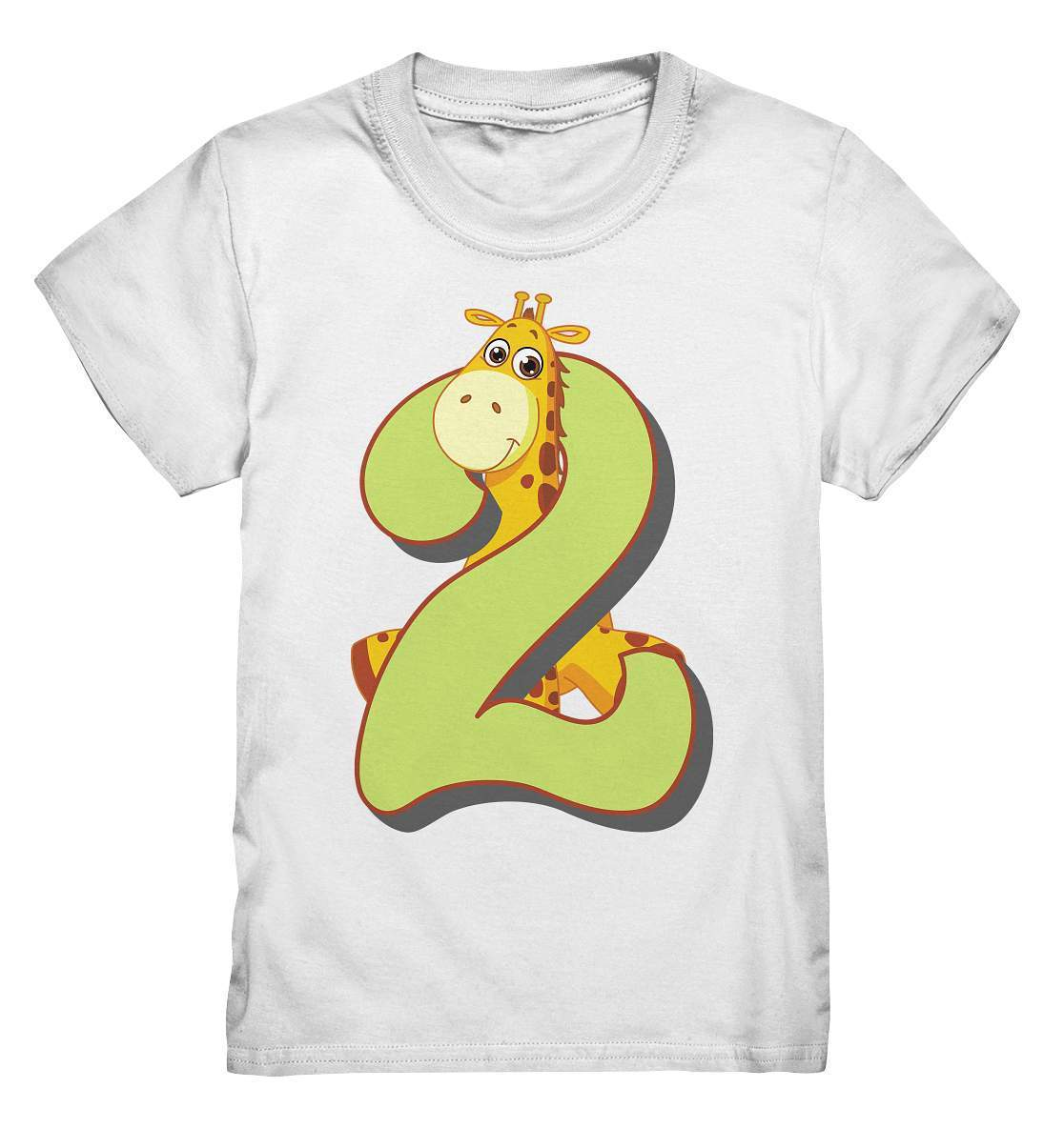 2. Geburtstag Outfit - Wildlife Giraffe - Kids Premium Shirt-2 Jahre,2.geburtstag,geburtstag,Geburtstagsfeier,Geburtstagsgeschenk,geburtstagsoutfit,Geburtstagsparty,Geschenk,geschenkidee,giraffe,jungen,Kindergeburtstag,kleinkind,mädchen,Safari,unisex,wildlife,zwei Jahre alt,zweijährig,zweiter geburtstag