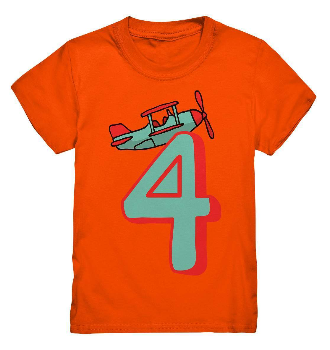 4. Geburtstag Outfit - Flugzeug - Kids Premium Shirt-4 Jahre,4.Geburtstag,flieger,Flugzeug,flugzeugfan,flugzeugshirt,geburtstag,geburtstagsgeschenk,geburtstagsoutfit,Geburtstagsshirt,Geschenk,geschenkidee,jungen,Kindergeburtstag,kleinkind,modellflugzeug,mädchen,perfekte grafik,trendy,unisex,vier Jahre alt,vierjährig,vierter Geburtstag,wunderschönes Design