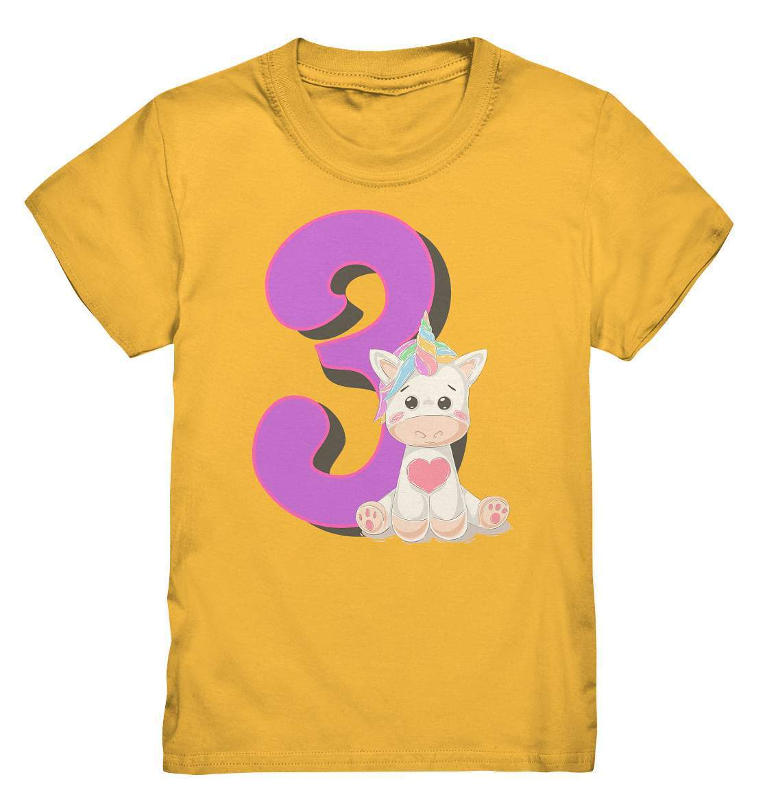 3. Geburtstag Outfit - Einhorn - Kids Premium Shirt-3 jahre,3.geburtstag,drei,dritter geburtstag,einhorn,feier,geburtstag,geburtstagsbody,geburtstagsgeschenk,geburtstagsoutfit,Geschenk,Geschenkidee,großes mädchen,kleinkind,kurzarmbody,lieblingsteil,mädchen,perfekte grafik,süßer body,trendy,unicorn,wunderschönes Design