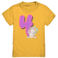 4. Geburtstag Outfit - Einhorn - Kids Premium Shirt-4 jahre,4.geburtstag,einhorn,feier,geburtstag,geburtstagsbody,geburtstagsgeschenk,geburtstagsoutfit,Geschenk,geschenkidee,großes mädchen,kleinkind,kurzarmbody,mädchen,perfekte grafik,süßer body,trendy,unicorn,vier,vierter geburtstag,wunderschönes Design