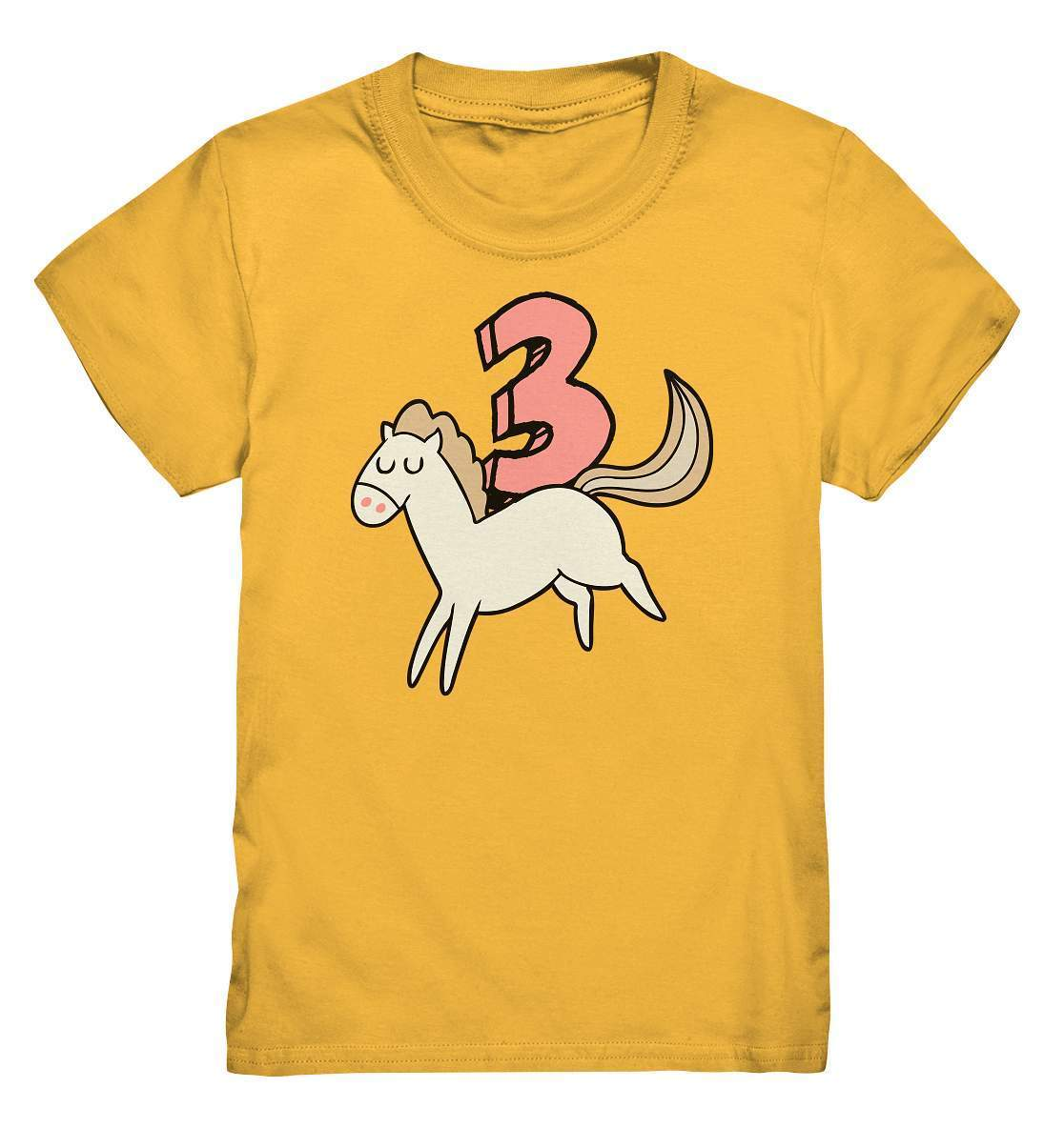 3. Geburtstag Outfit - Pferde - Kids Premium Shirt-3 Jahre,3.Geburtstag,drei Jahre alt,dreijährig,dritter Geburtstag,geburtstag,geburtstagsgeschenk,geburtstagsoutfit,Geburtstagsshirt,Geschenk,geschenkidee,Horse,jungen,Kindergeburtstag,kleinkind,mädchen,perfekte grafik,Pferd,Pferde,Pferde Geburtstag,Pferdefan,Pferdenarr,Reiter,Reiterin,unisex