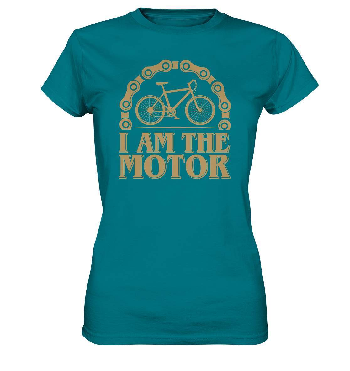 Fahrrad I am the Motor - Ladies Premium Shirt-bike,bike damen,e-bike trekking,fahrrad,fahrrad damen,fahrrad einfach,fahrrad fahren,fahrrad herren,fahrrad test,fahrradbekleidung,fahrradtour,I am the Motor,mountainbike