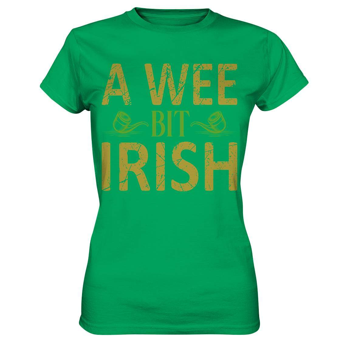 St. Patricks Day Outfit für den irischen Nationalfeiertag - A wee bit Irish - Ladies Premium Shirt-day saint patrick,feiertag in Irland,greenbeer,heilige st patrick,irischer Feiertag,kleeblatt st patricks day,Sankt Patrick day,sankt patrick day 2022,sankt patricks tag,sankt patriks day,st patrick irland,st patricks day,thanks patrick day