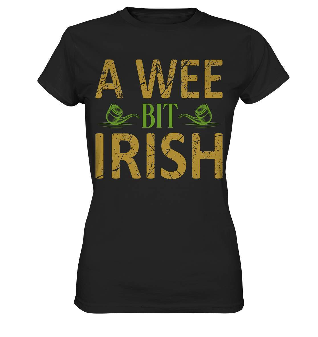 St. Patricks Day Outfit für den irischen Nationalfeiertag - A wee bit Irish - Ladies Premium Shirt-day saint patrick,feiertag in Irland,greenbeer,heilige st patrick,irischer Feiertag,kleeblatt st patricks day,Sankt Patrick day,sankt patrick day 2022,sankt patricks tag,sankt patriks day,st patrick irland,st patricks day,thanks patrick day