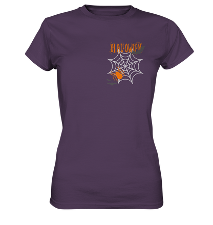 Halloween Shirt, Boo Halloween, Herbst T-Shirt, Kürbis Gesichter Shirt, Halloween Outfit, Spinnenetz, Halloween Kostüm beidseitig