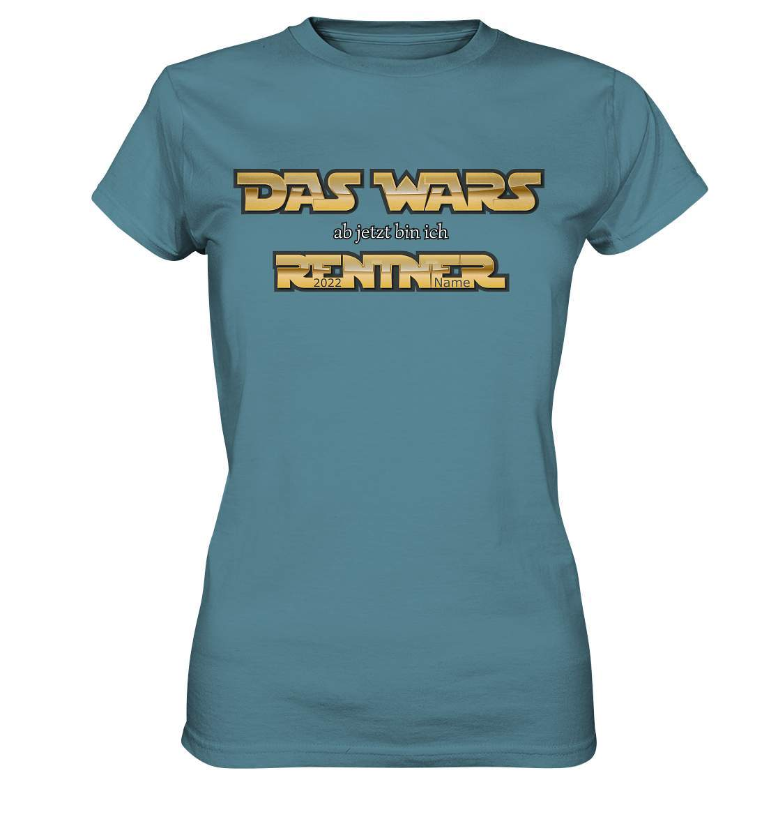 Das Wars ab jetzt bin ich Rentner Ruhestand Rente Arbeitsende - Ladies Premium Shirt-arbeit,arbeitsende,Ausstand,Ausstand T-Shirt,Ausstandsgeschenk,familie,geschenk,grossvater,rente,rentner geschenk,Rentner T-Shirt,ruhestand