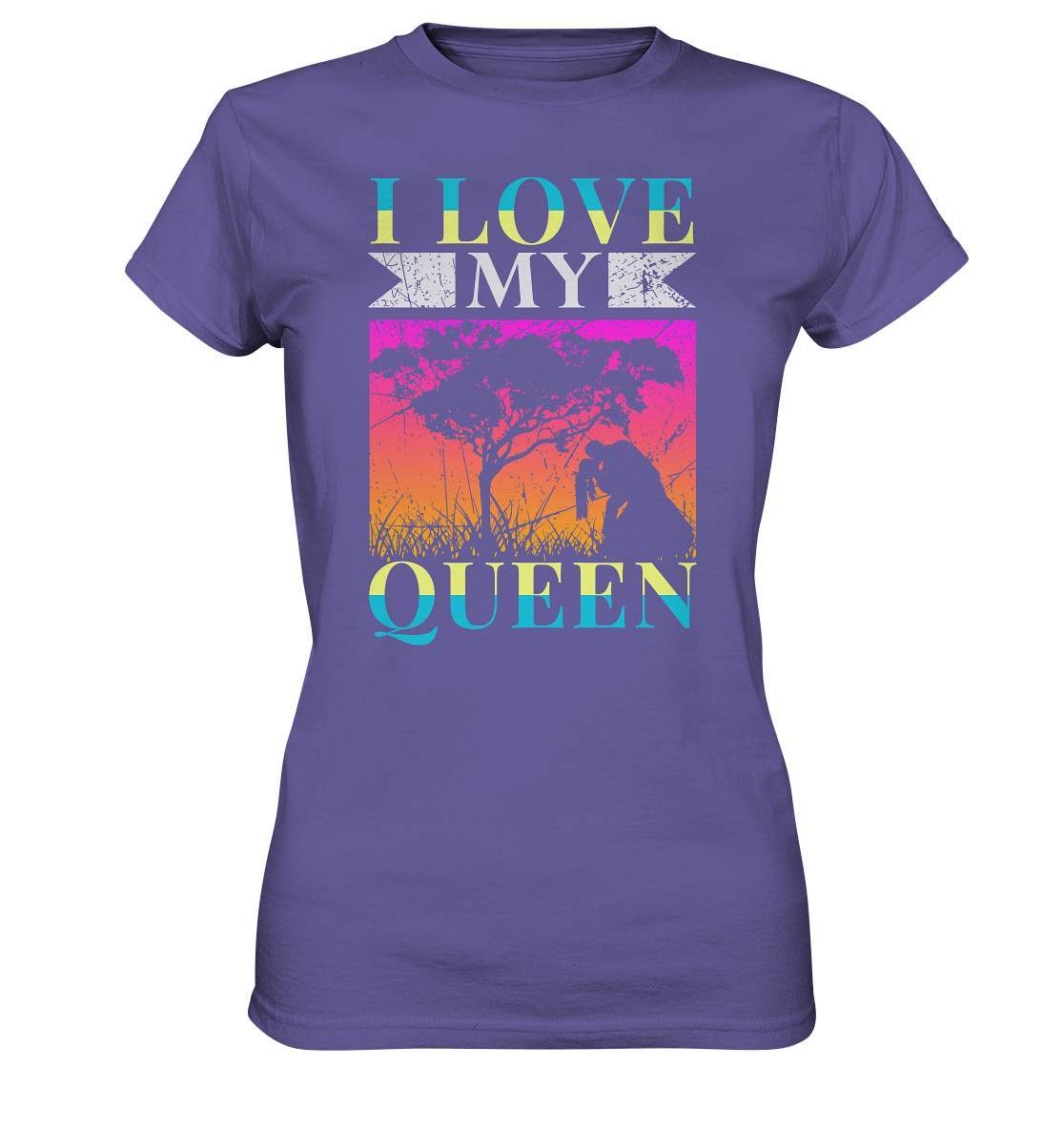 I Love my Queen Valentinstag - Ladies Premium Shirt-14 Februar,Anti Valentinstag,be my valentine,frisch verliebt,für verliebte,große Liebe,I Love my Queen,lover,tag der verliebten,valentines day,Valentinstag,Valentinstag Geschenk,Valentinstag Ideen