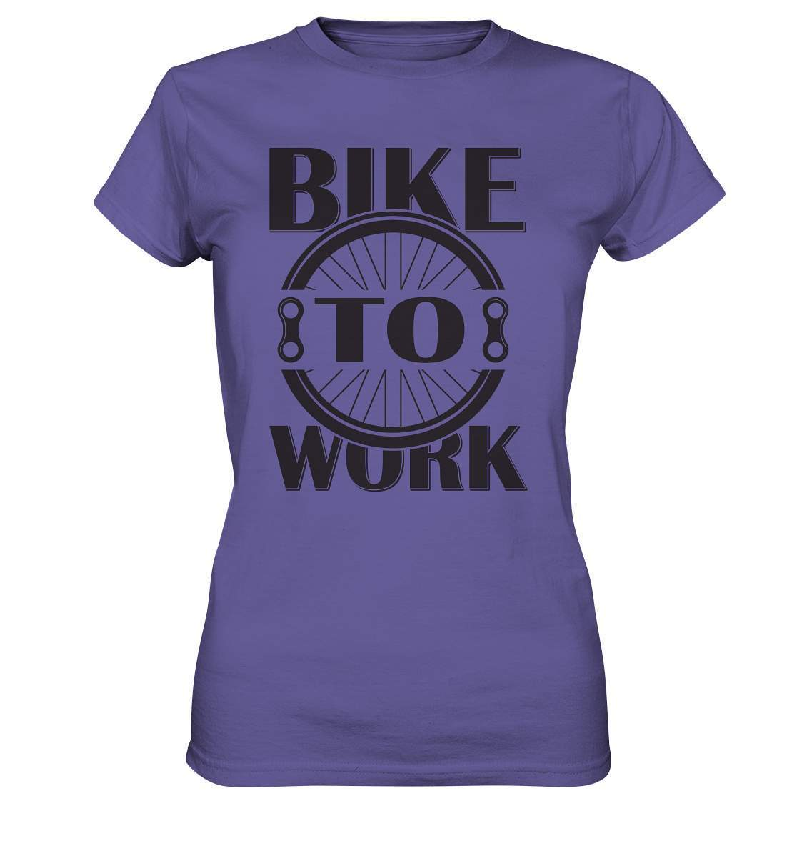 Fahrrad Bike To Work - CO2 neutral zur Arbeit - Ladies Premium Shirt-Bike to work,CO2,Fahrrad,fahrradbekleidung,fahrradbekleidung damen,fahrradbekleidung herren,Fahrradfahrer,geschenk für radfahrer,leidenschaft,Mountain Bike,Radfahrer,radfahrer nebeneinander,xxl fahrrad