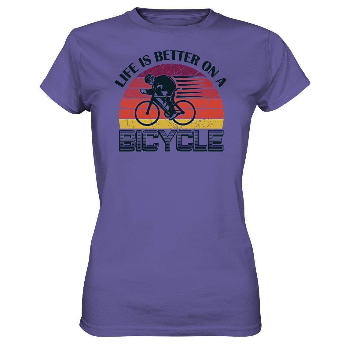 Fahrrad Life is better on a Bicycle - Ladies Premium Shirt-bike,bike damen,e-bike trekking,fahrrad,fahrrad damen,fahrrad einfach,fahrrad fahren,fahrrad herren,fahrrad test,fahrradbekleidung,fahrradtour,Life is better on a Bicycle,mountainbike