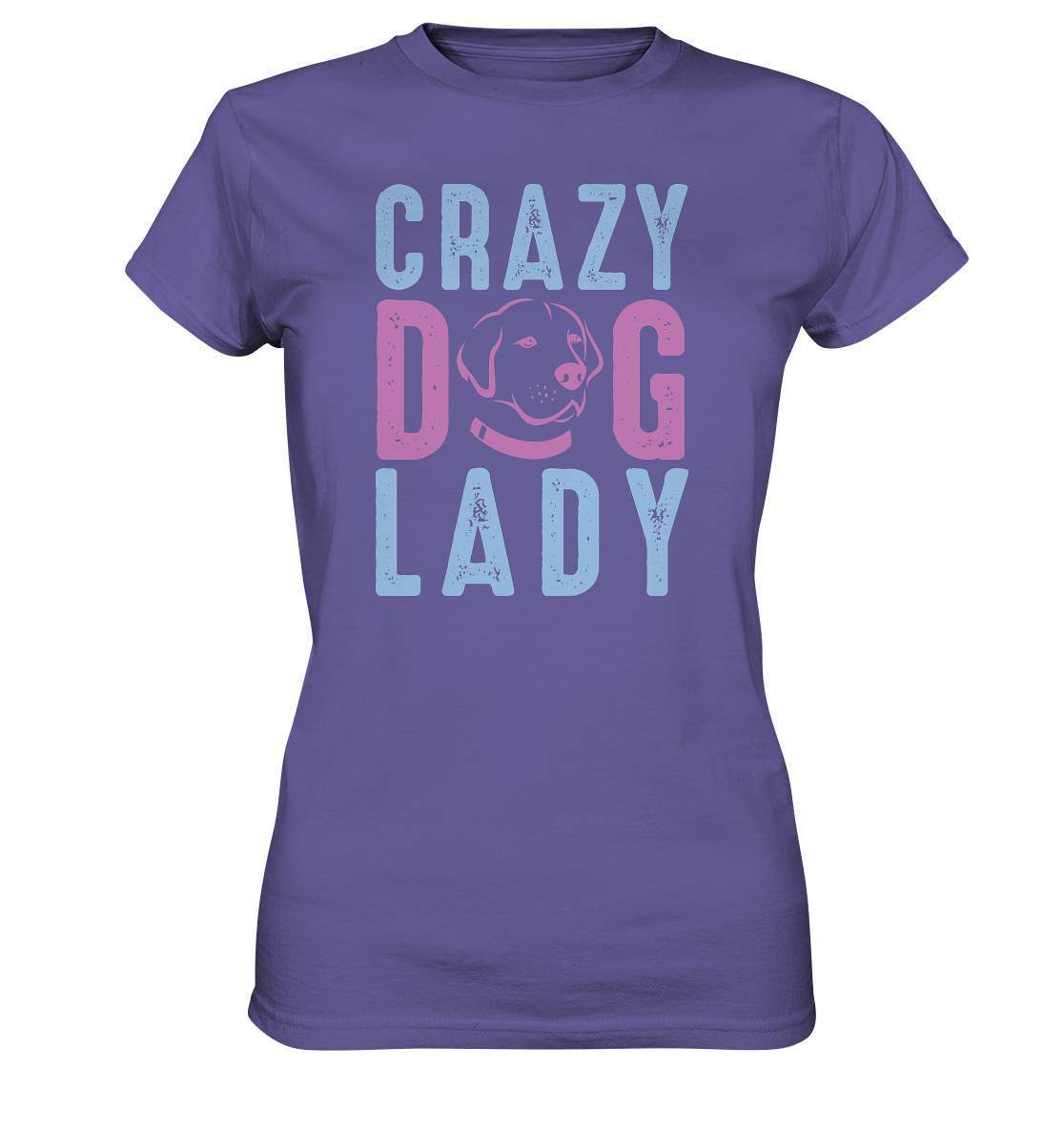 Hunde Liebhaberin Crazy Dog Lady - Ladies Premium Shirt-auf den hund gekommen,Crazy Dog Lady,dog,geburtstgasgeschenk,geschenkidee,humor,hund,hundebesitzer,hundefan,hundehalter,hundeliebhaber,hundeshirt,spaß